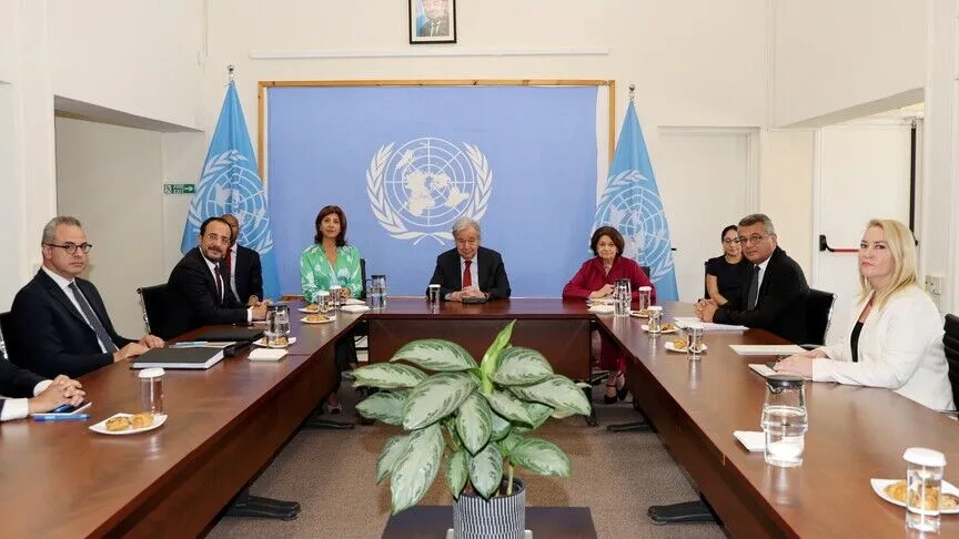 Guterres, Erhürman ve Hristodulidis görüştü — Kıbrıs için yeni bir 5+1 toplantı yapılacak görseli