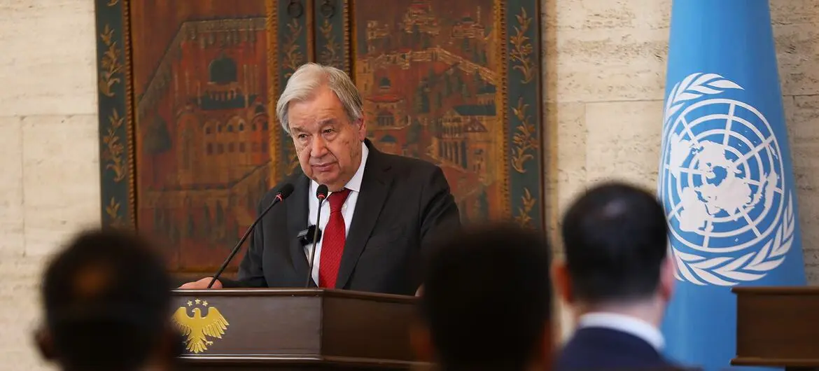 BM Genel Sekreteri Guterres Şam’da