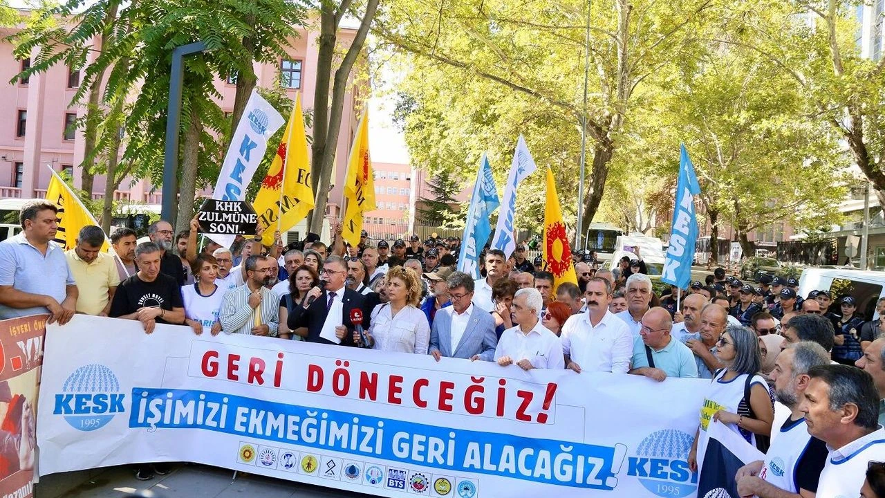 4 bin 200 kişi ihraç edilmişti — KESK Adalet Bakanlığı önünde eylem yapacak görseli