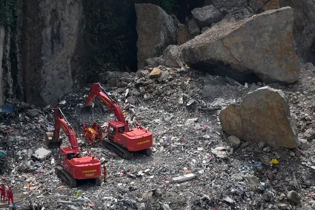Çin’de heyelan felaketi