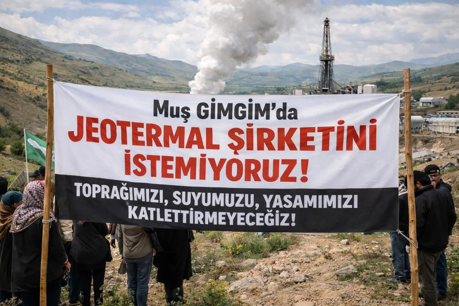 Jeotermal nöbetinde geçen 100 gün