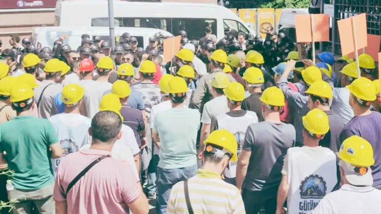 82 madenci gözaltında