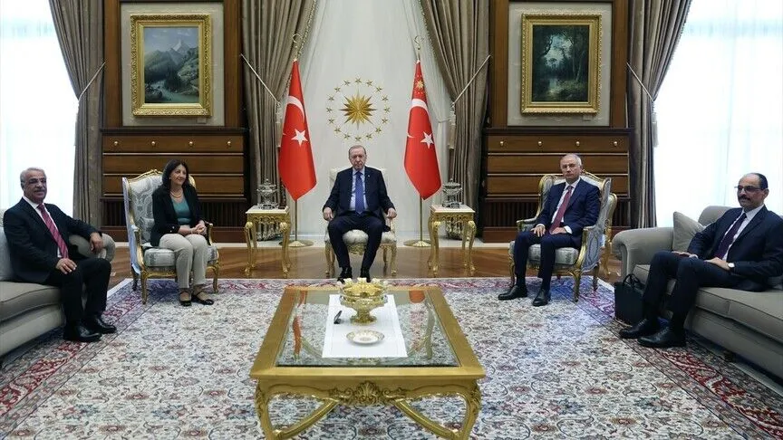 İmralı Heyeti Erdoğan ile görüştü