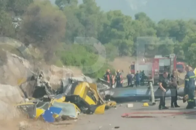 Yangın söndürme helikopterleri çarpıştı