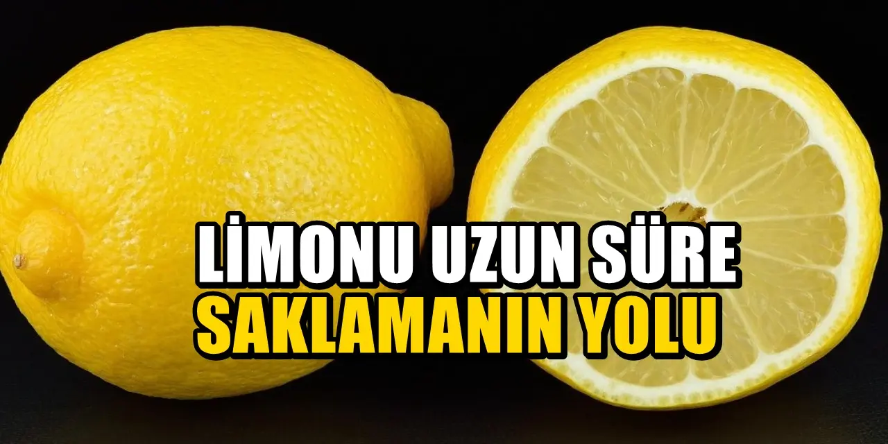 Taze limonları bir yıl boyunca saklayabilirsiniz! Küflenmiyor ve içi geçmiyor