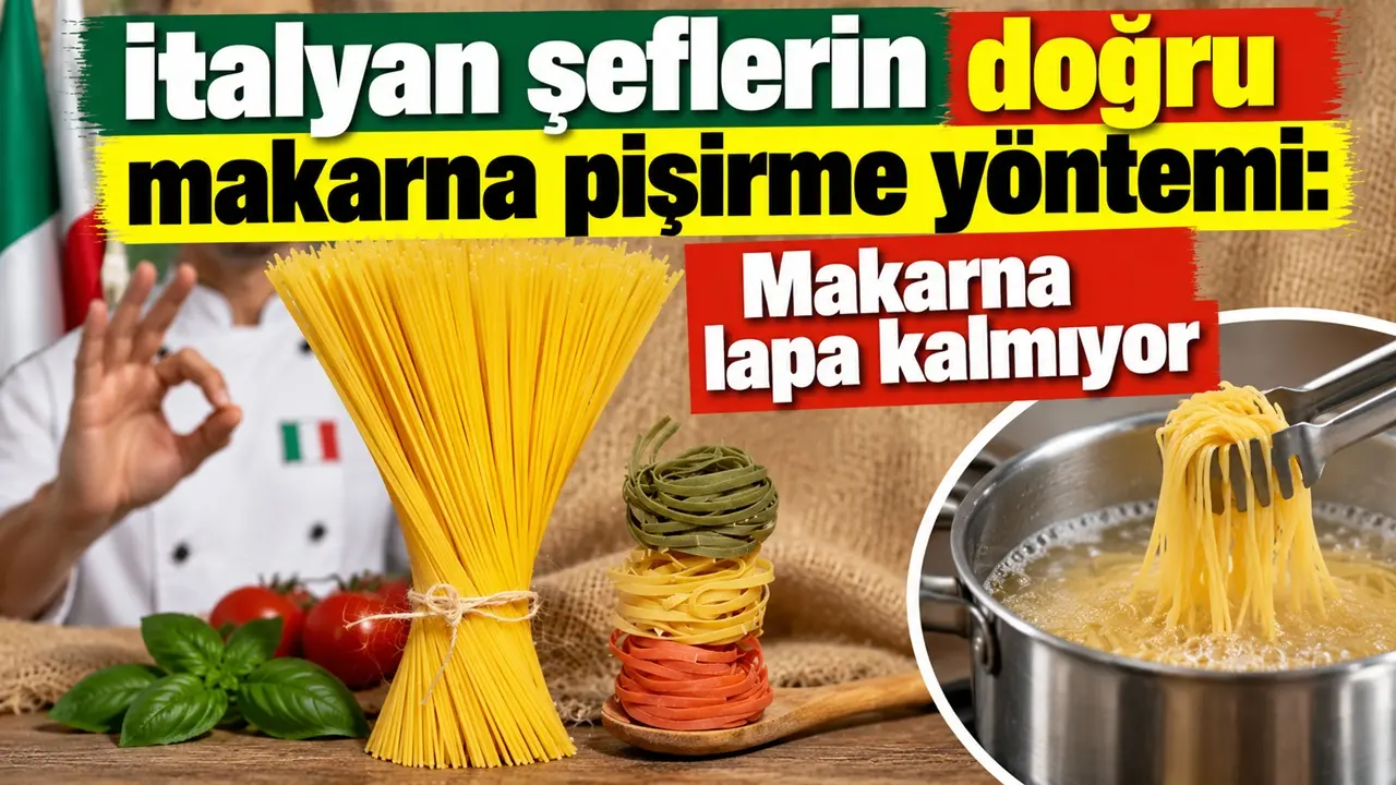 İtalyan şeflerin doğru makarna pişirme yöntemi: Makarna lapa kalmıyor