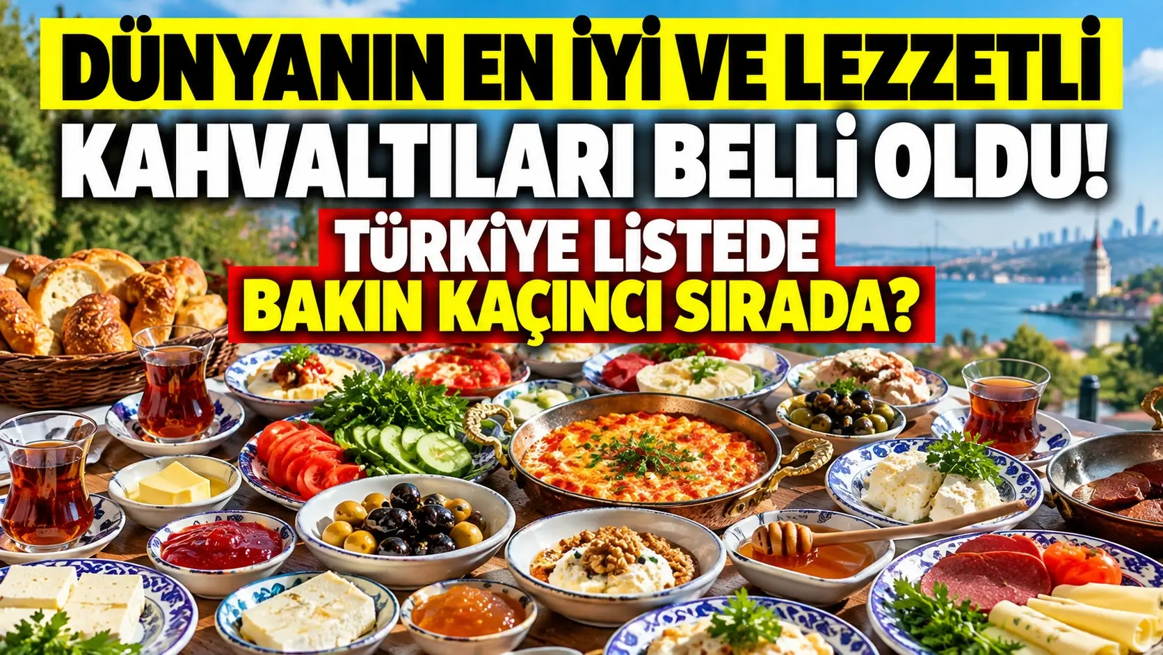 Dünyanın En İyi ve Lezzetli Kahvaltıları Belli Oldu: Türkiye Listede Bakın Kaçıncı Yer Buldu