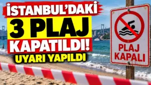 İstanbul’daki 3 plaj kapatıldı. Sağlığa uygun değillermiş…