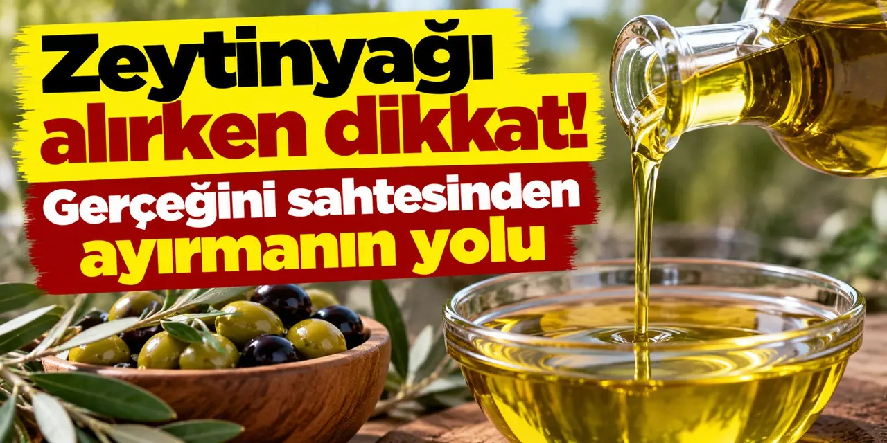 Zeytinyağı alırken dikkat! Gerçeğini sahtesinden ayırmanın yolu
