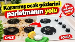 Kararmış ocak gözlerini parlatmanın yolu: Mutfaktaki malzemeler yetiyor