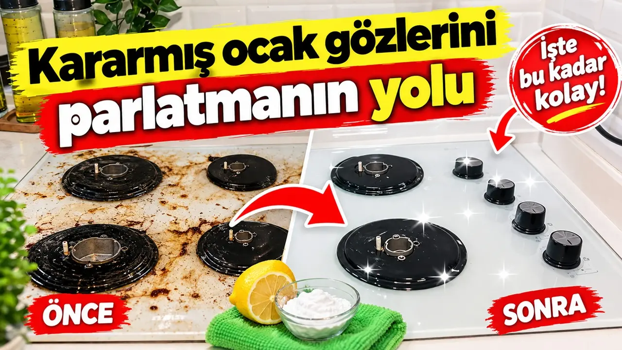 Kararmış ocak gözlerini parlatmanın yolu: Mutfaktaki malzemeler yetiyor