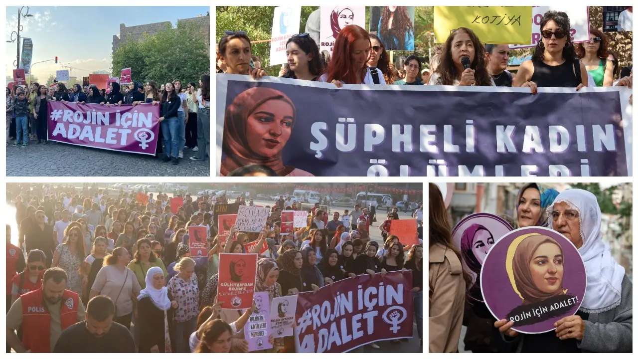 Kadınlar Rojin Kabaiş için yürüdü