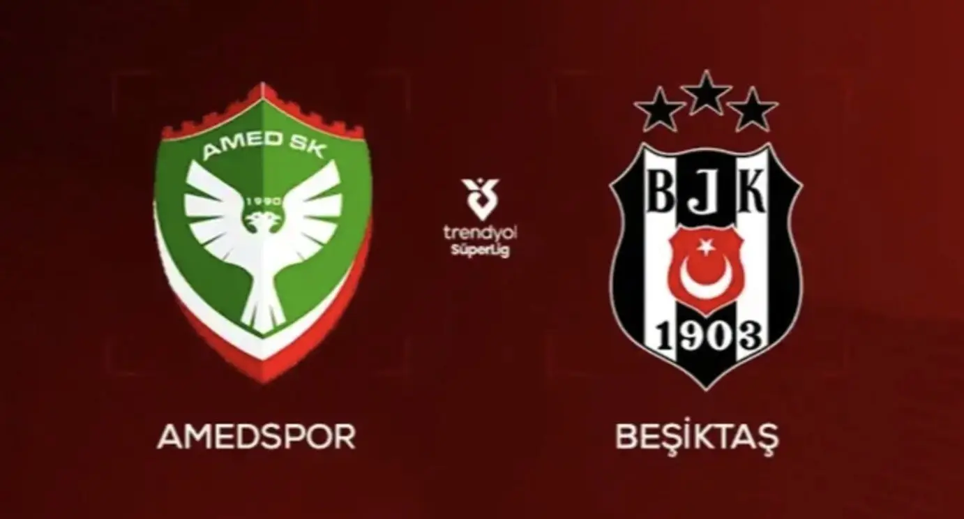 Amedspor-Beşiktaş maçı başladı