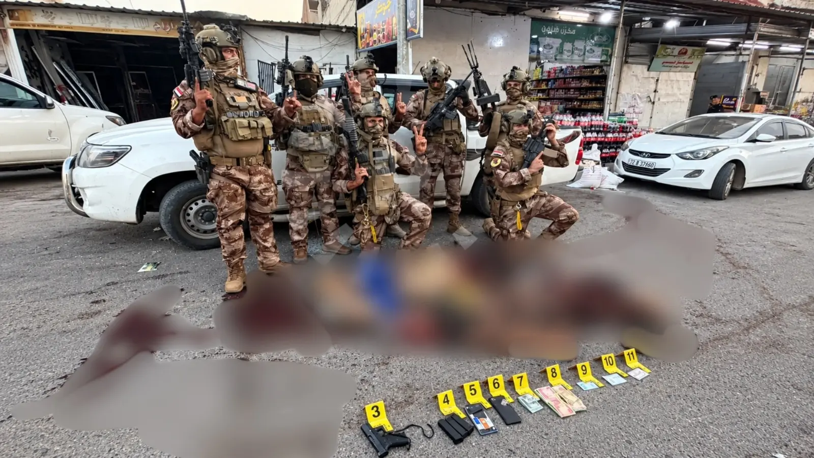 Irak güçleri rastgele ateş açtı
