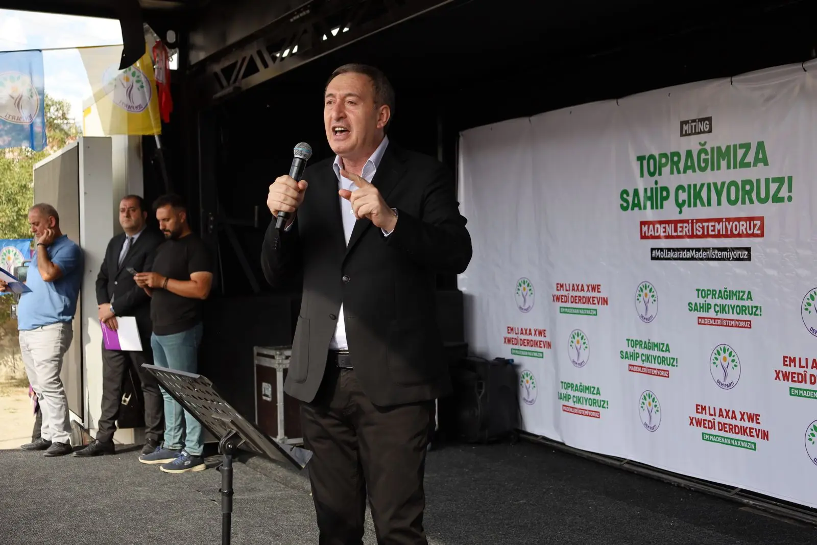 Diyadin’de altın madenine karşı miting
