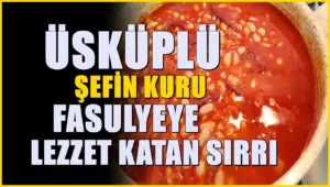 Kuru fasulyenin gazını azaltan yöntem: Pişirirken tencereye 1 kaşık ekleyin