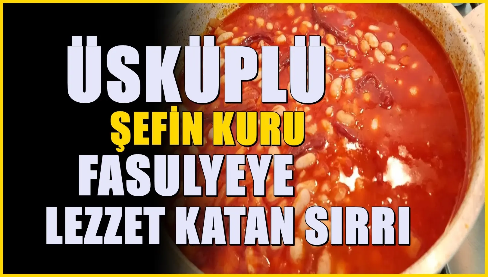 Kuru fasulyenin gazını azaltan yöntem: Pişirirken tencereye 1 kaşık ekleyin
