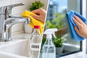 Sirke ile yapılan 2 temizlik sırrı! Gereksiz kimyasallara ihtiyaç yok