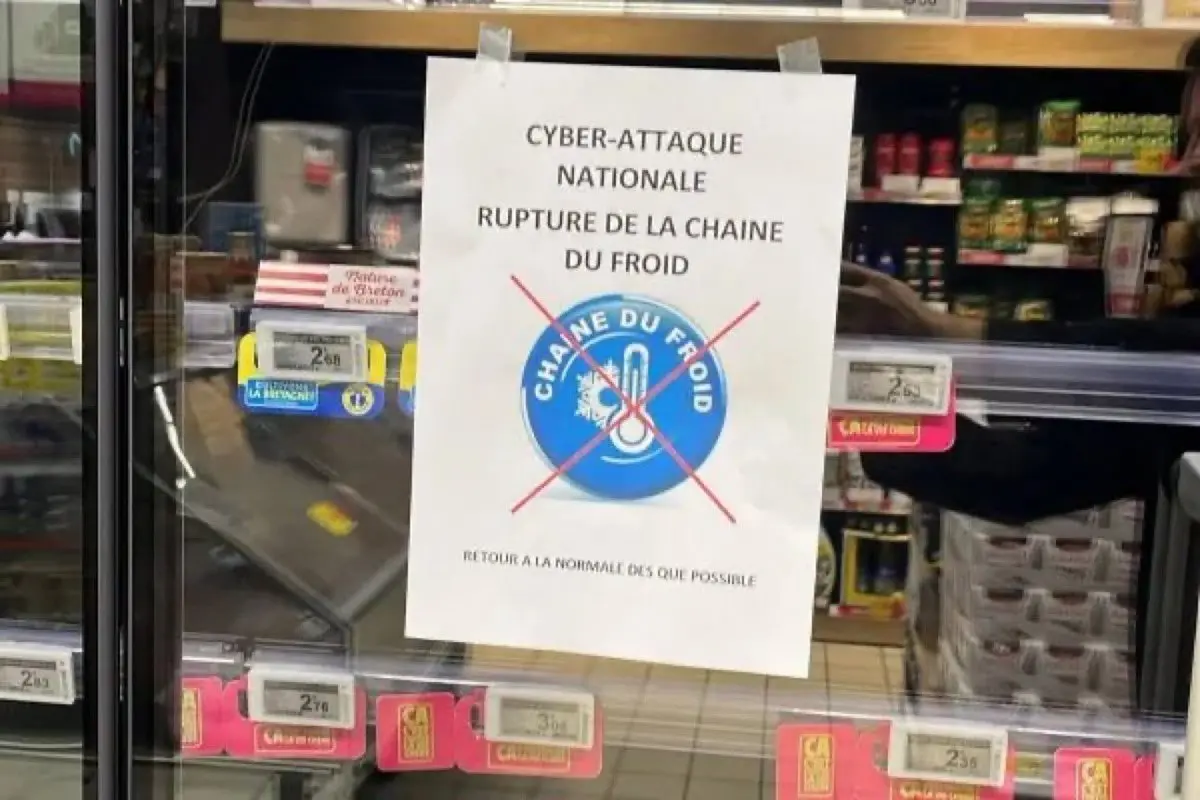 Fransa’da süpermarketlere siber saldırı