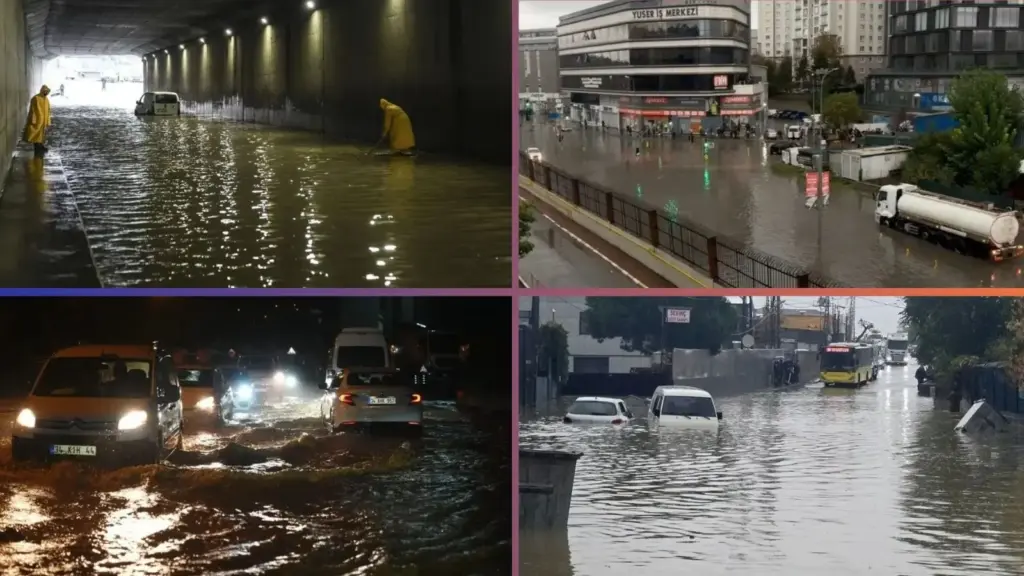 41 yılın rekoru: Sağanak sürüyor — İstanbul’da durum felaket düzeyinde, 48 il için uyarı verildi görseli