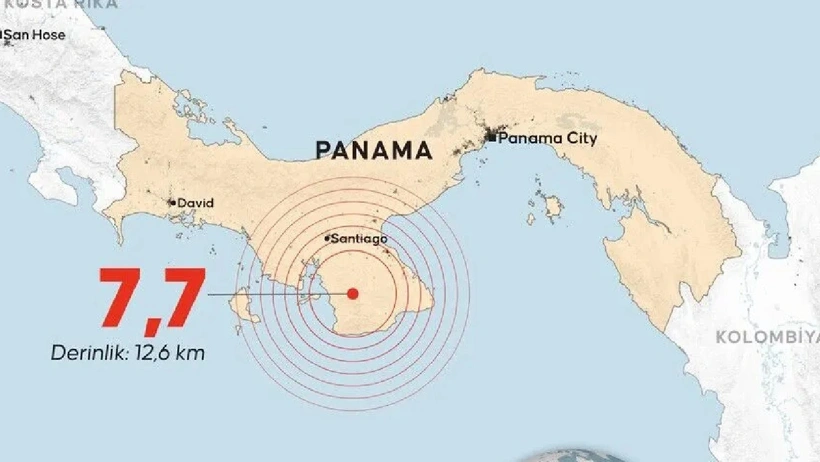 Panama’da deprem